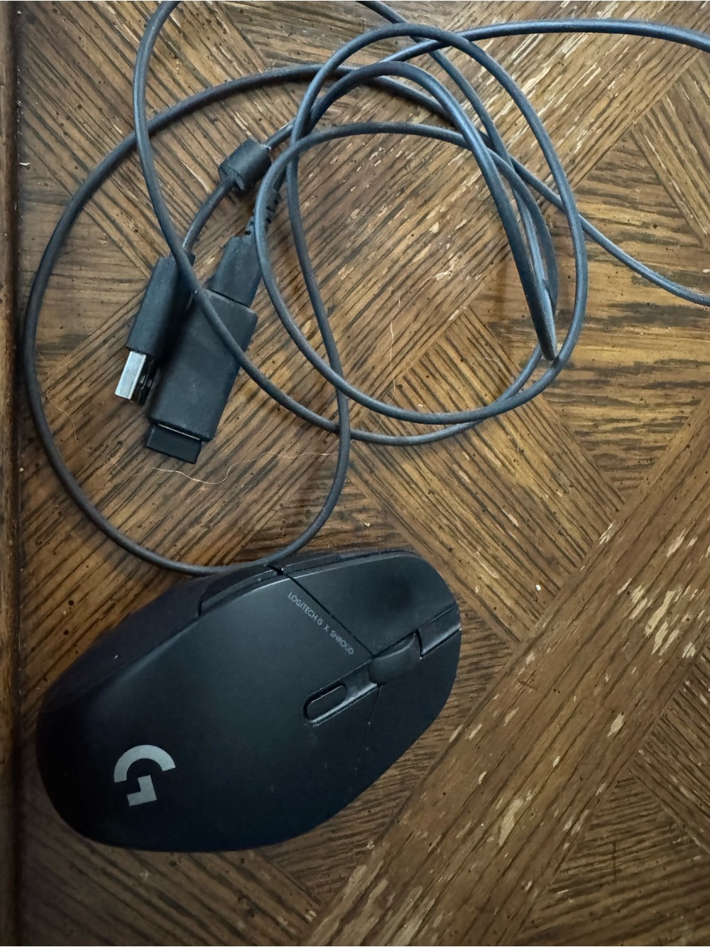 Logitech X Shroud G303 Black Wired Gaming Mouse with USB Cable